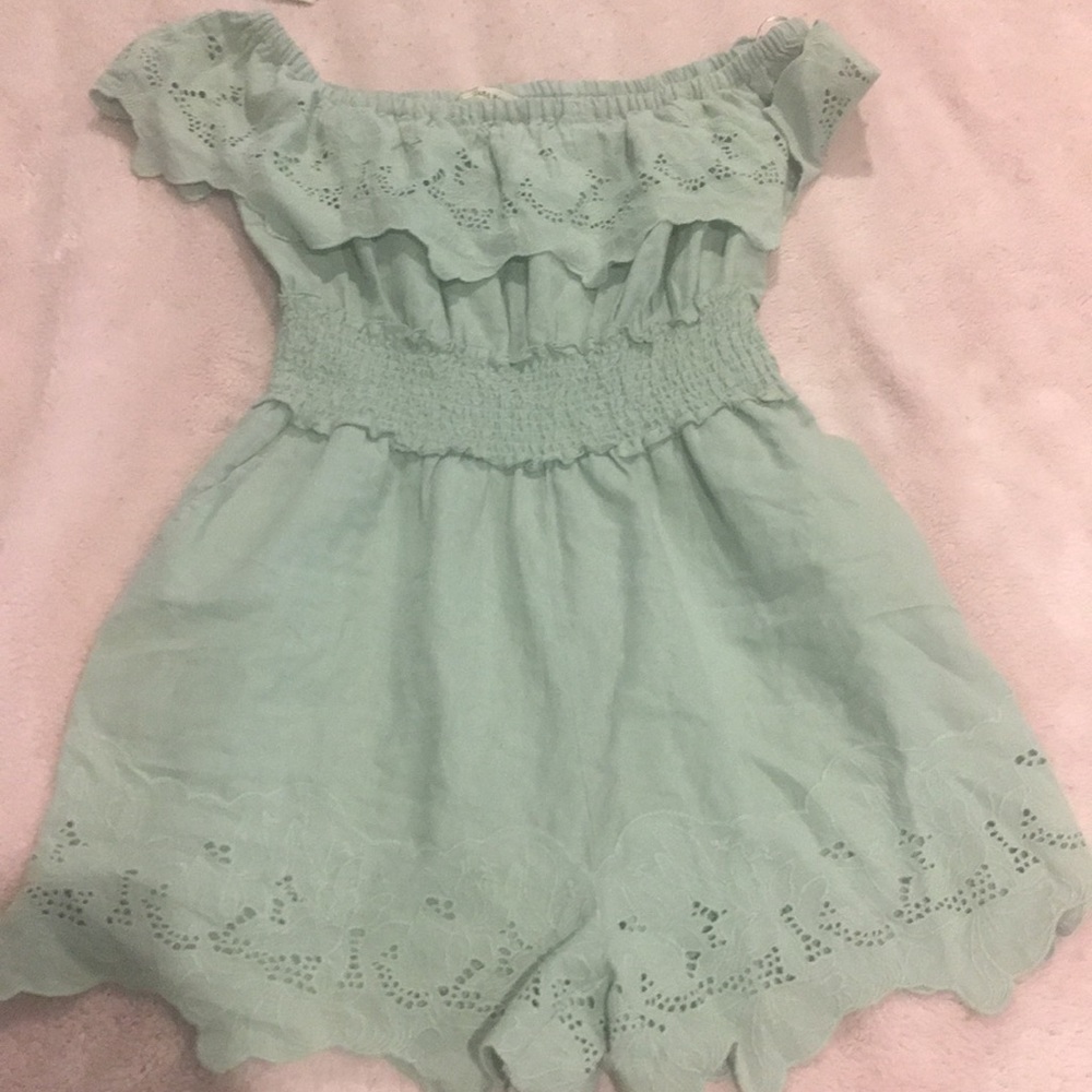 Off Shoulder Romper
